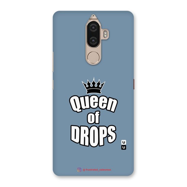 Queen of Drops SteelBlue Back Case for Lenovo K8 Note