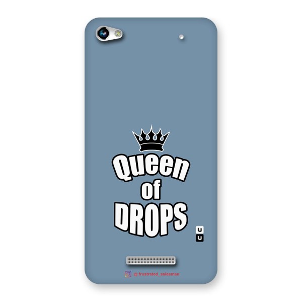 Queen of Drops SteelBlue Back Case for Micromax Hue 2