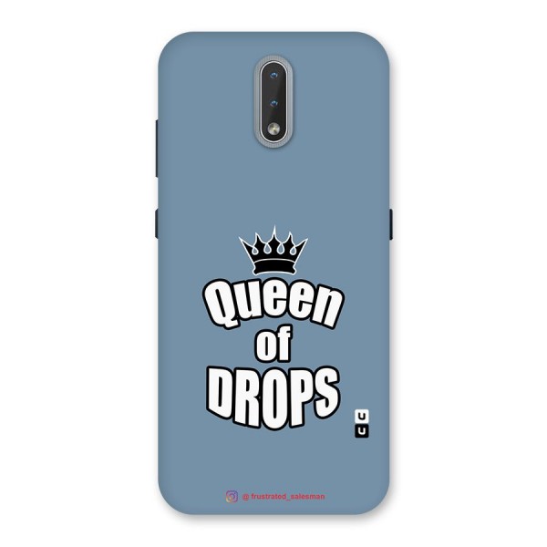 Queen of Drops SteelBlue Back Case for Nokia 2.3