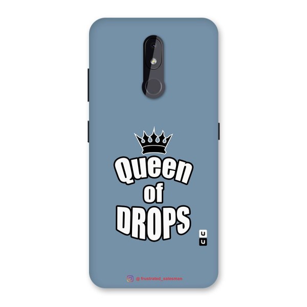 Queen of Drops SteelBlue Back Case for Nokia 3.2