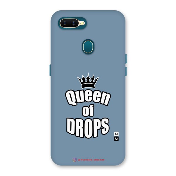 Queen of Drops SteelBlue Back Case for Oppo A11k