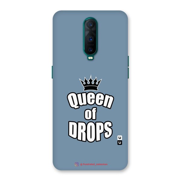 Queen of Drops SteelBlue Back Case for Oppo R17 Pro