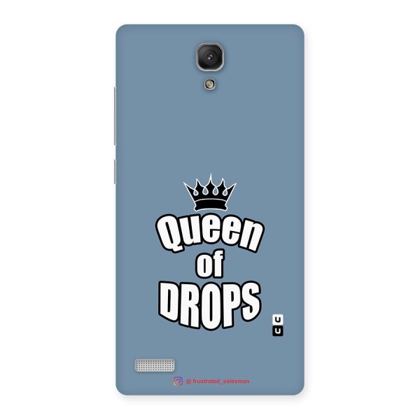 Queen of Drops SteelBlue Back Case for Redmi Note