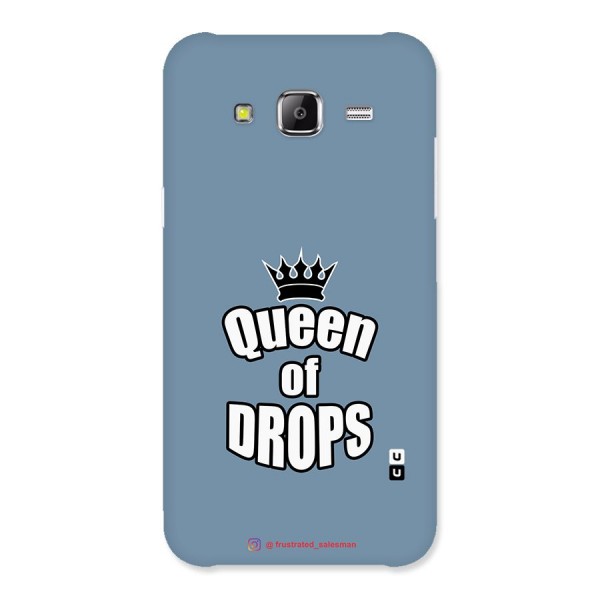 Queen of Drops SteelBlue Back Case for Samsung Galaxy J5