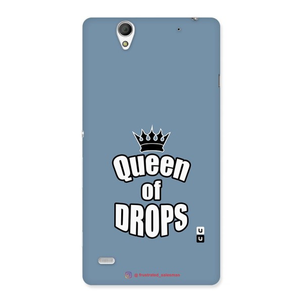 Queen of Drops SteelBlue Back Case for Sony Xperia C4