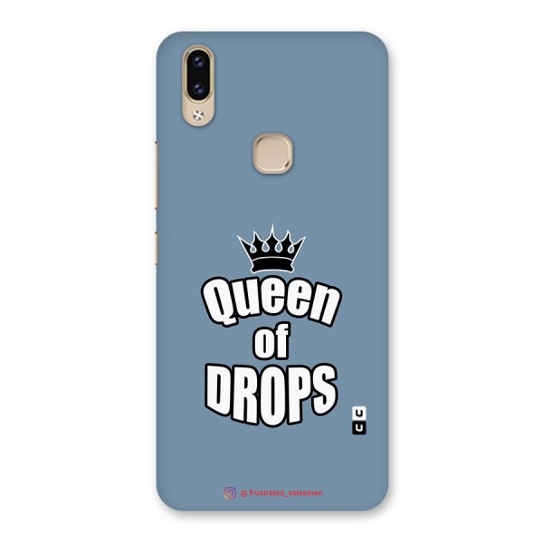 Queen of Drops SteelBlue Back Case for Vivo V9