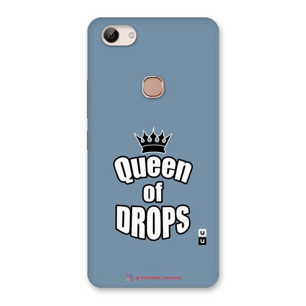 Queen of Drops SteelBlue Back Case for Vivo Y83