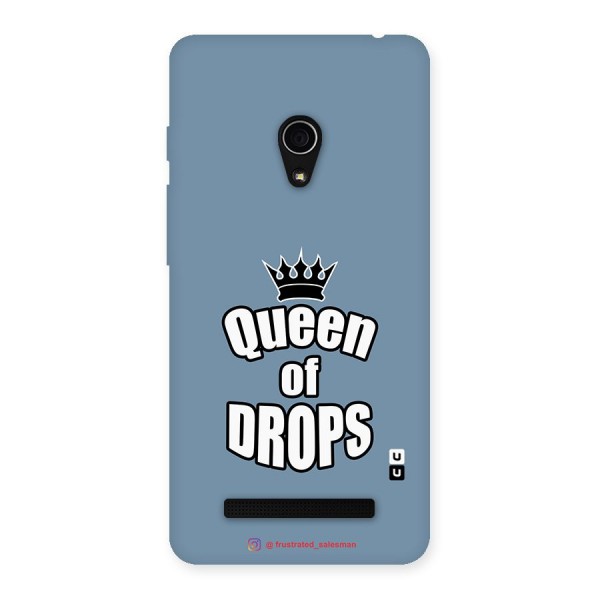 Queen of Drops SteelBlue Back Case for Zenfone 5