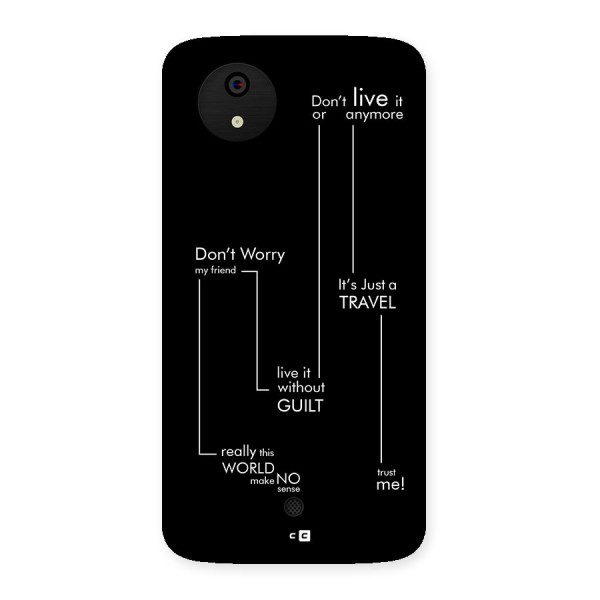 Quotes Of Life Back Case for Canvas A1  AQ4501