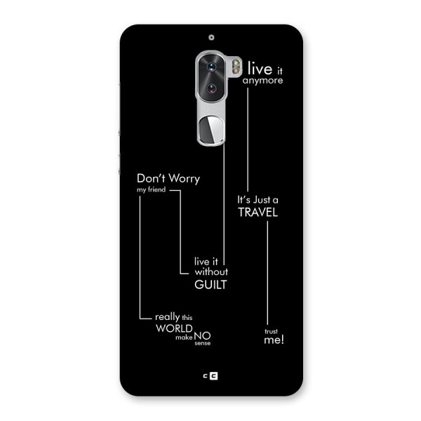 Quotes Of Life Back Case for Coolpad Cool 1