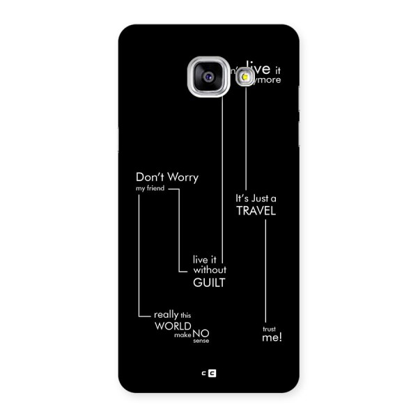 Quotes Of Life Back Case for Galaxy A5 (2016)