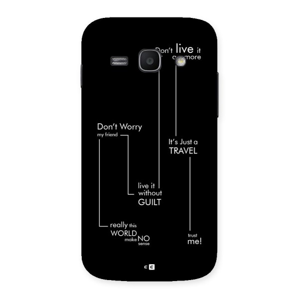 Quotes Of Life Back Case for Galaxy Ace3