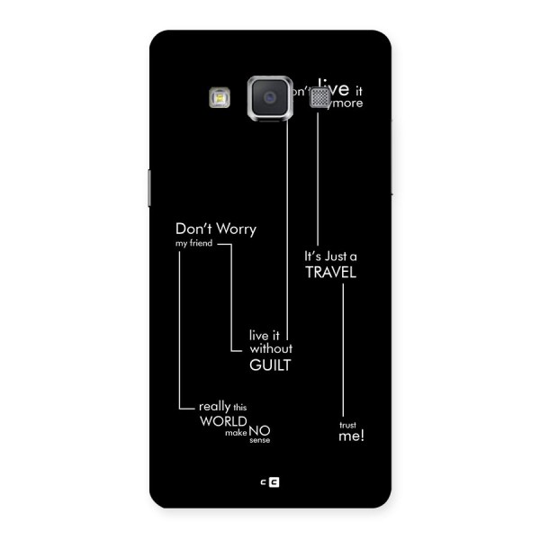 Quotes Of Life Back Case for Galaxy Grand Max