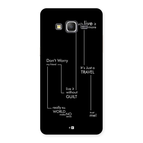 Quotes Of Life Back Case for Galaxy Grand Prime