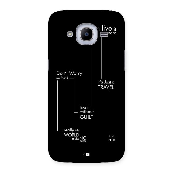 Quotes Of Life Back Case for Galaxy J2 2016