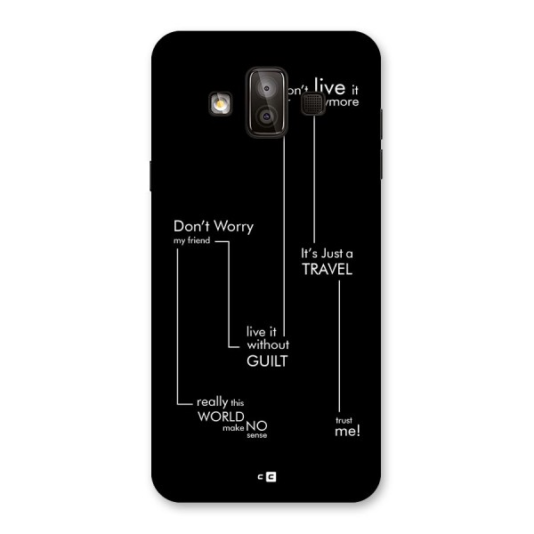 Quotes Of Life Back Case for Galaxy J7 Duo