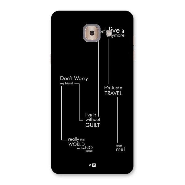 Quotes Of Life Back Case for Galaxy J7 Max