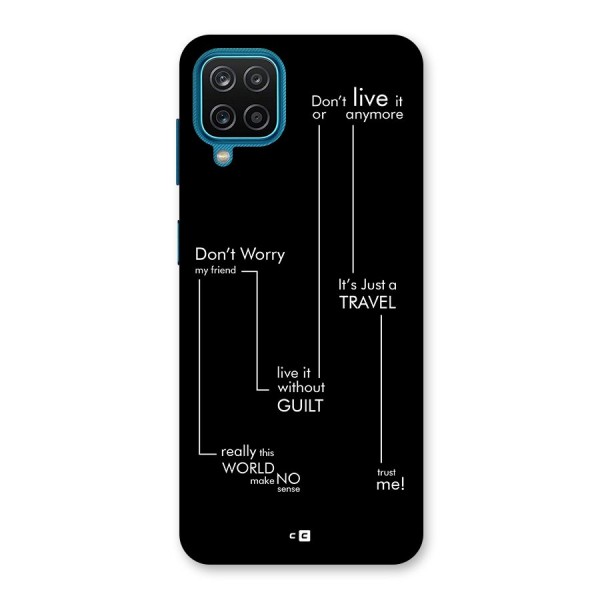 Quotes Of Life Back Case for Galaxy M12