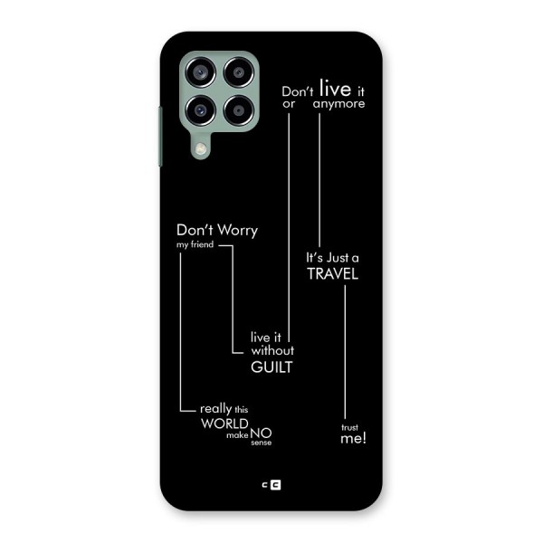 Quotes Of Life Back Case for Galaxy M33