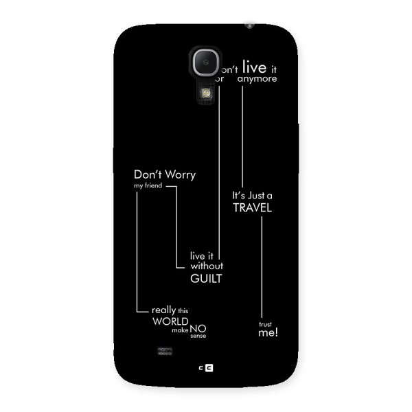 Quotes Of Life Back Case for Galaxy Mega 6.3