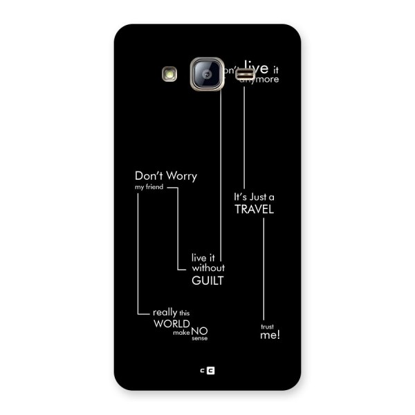 Quotes Of Life Back Case for Galaxy On5