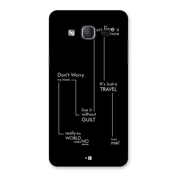 Quotes Of Life Back Case for Galaxy On7 2015