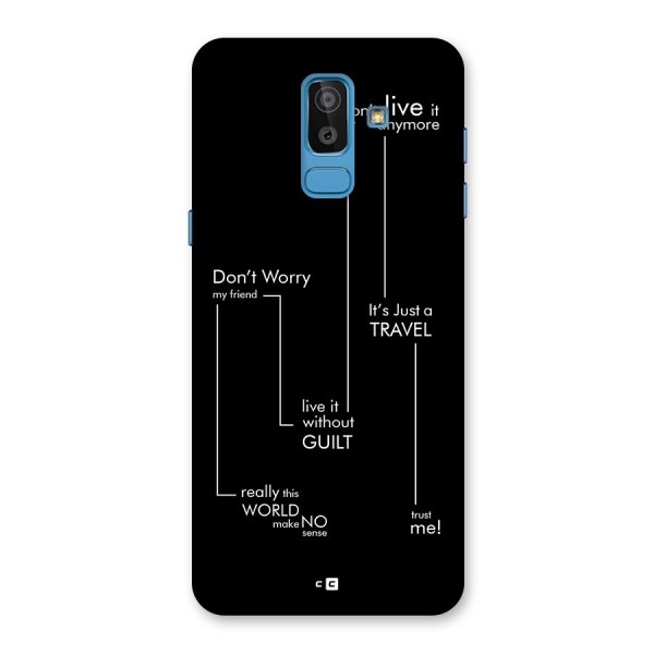 Quotes Of Life Back Case for Galaxy On8 (2018)