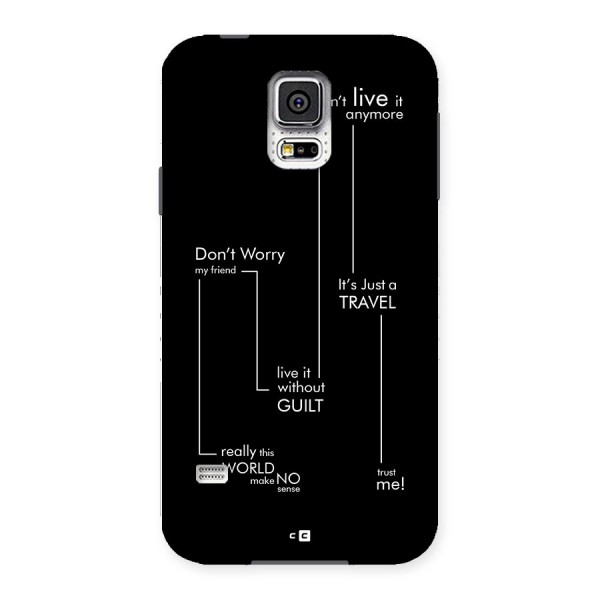 Quotes Of Life Back Case for Galaxy S5