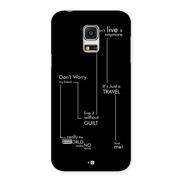 Quotes Of Life Back Case for Galaxy S5 Mini