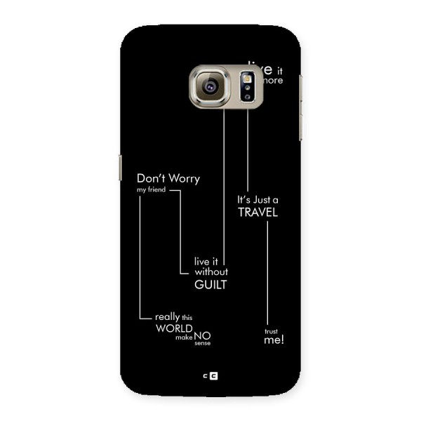 Quotes Of Life Back Case for Galaxy S6 Edge Plus