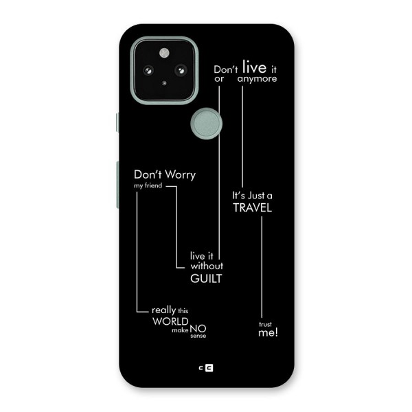 Quotes Of Life Back Case for Google Pixel 5