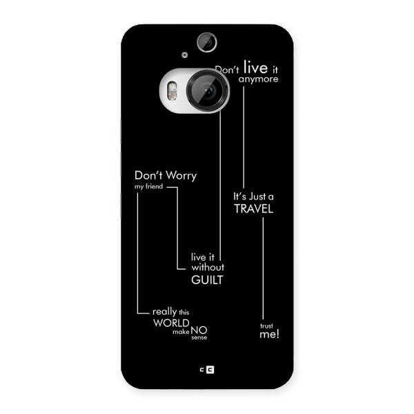 Quotes Of Life Back Case for HTC One M9 Plus