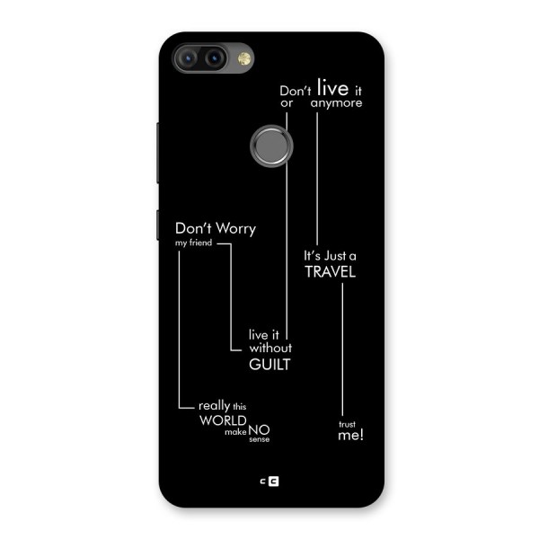 Quotes Of Life Back Case for Infinix Hot 6 Pro