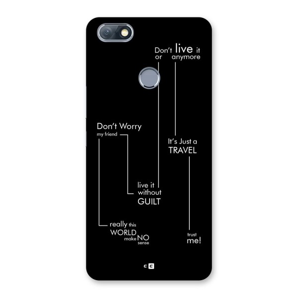 Quotes Of Life Back Case for Infinix Note 5