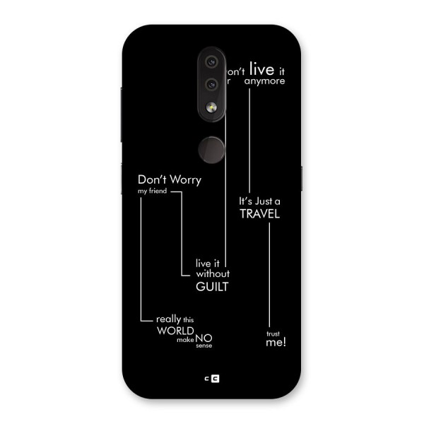 Quotes Of Life Back Case for Nokia 4.2