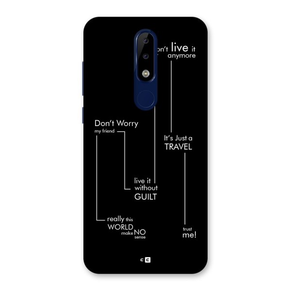 Quotes Of Life Back Case for Nokia 5.1 Plus