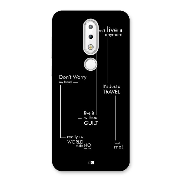 Quotes Of Life Back Case for Nokia 6.1 Plus