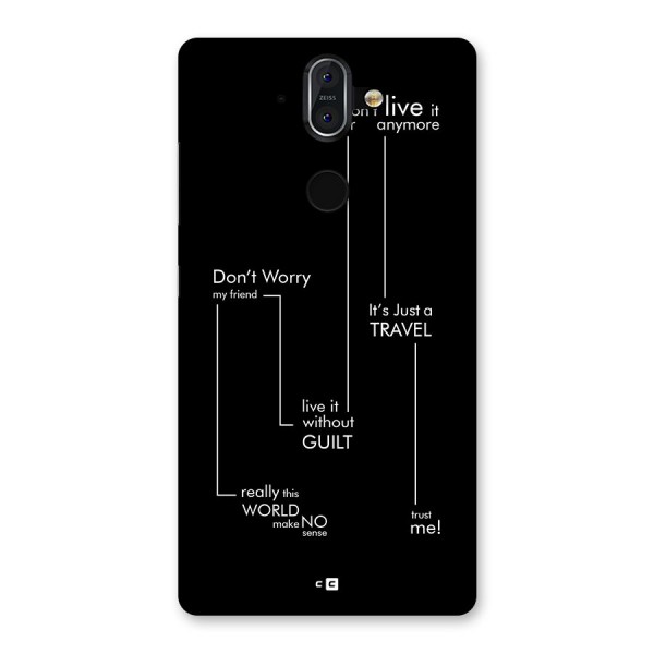 Quotes Of Life Back Case for Nokia 8 Sirocco