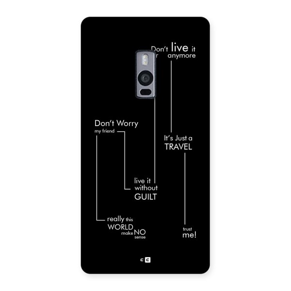 Quotes Of Life Back Case for OnePlus 2