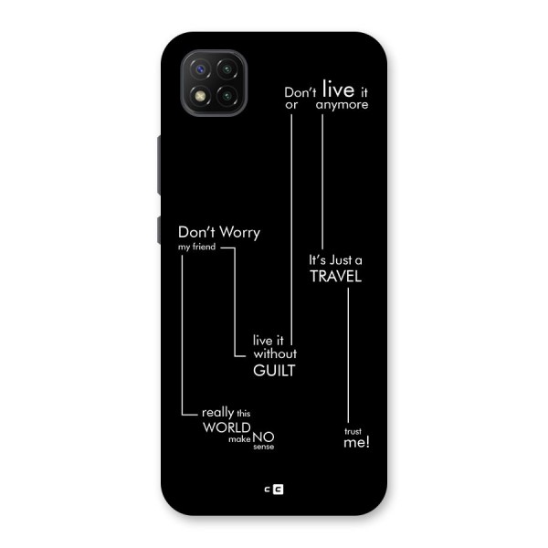 Quotes Of Life Back Case for Poco C3