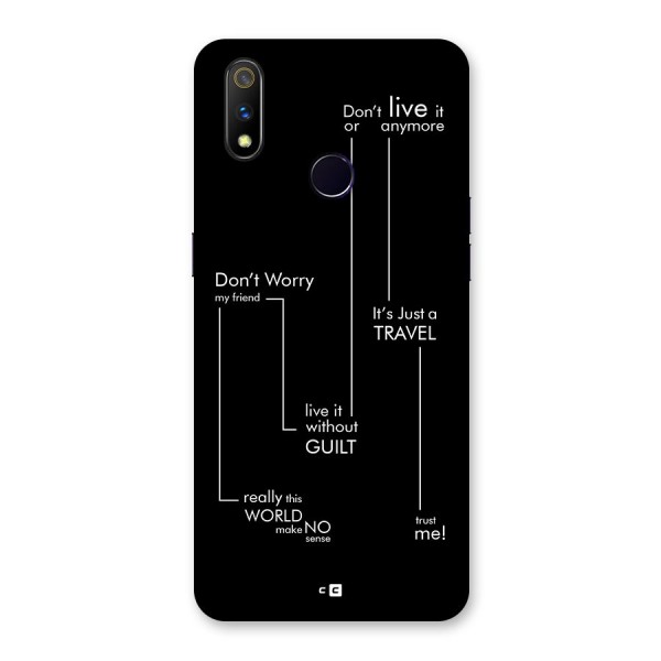 Quotes Of Life Back Case for Realme 3 Pro