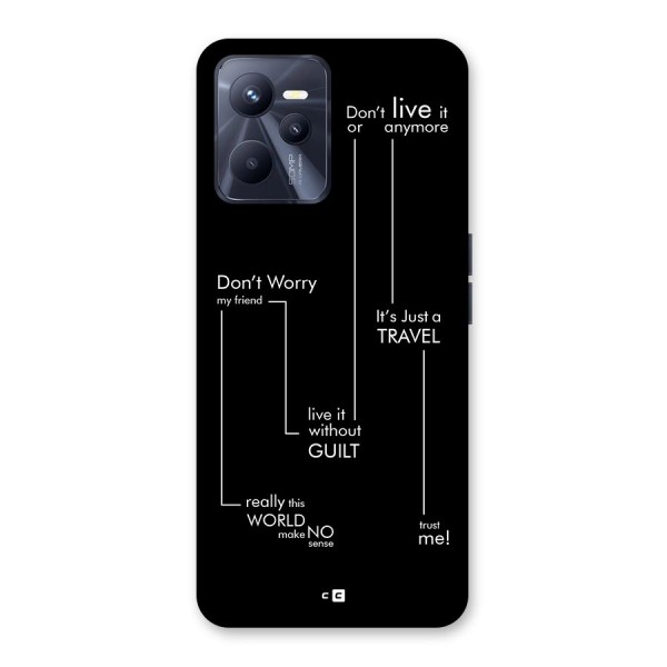 Quotes Of Life Back Case for Realme C35