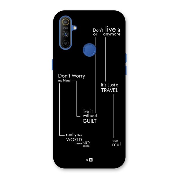 Quotes Of Life Back Case for Realme Narzo 10A