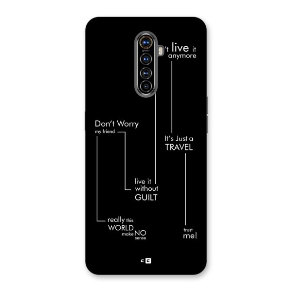 Quotes Of Life Back Case for Realme X2 Pro