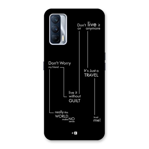 Quotes Of Life Back Case for Realme X7