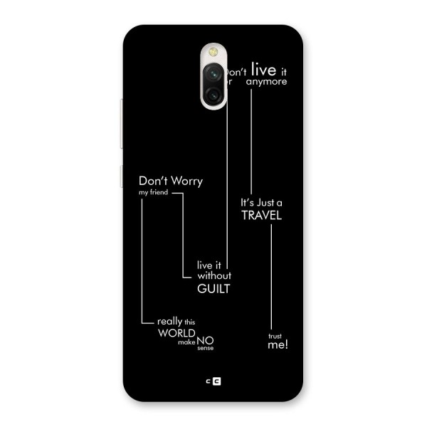 Quotes Of Life Back Case for Redmi 8A Dual