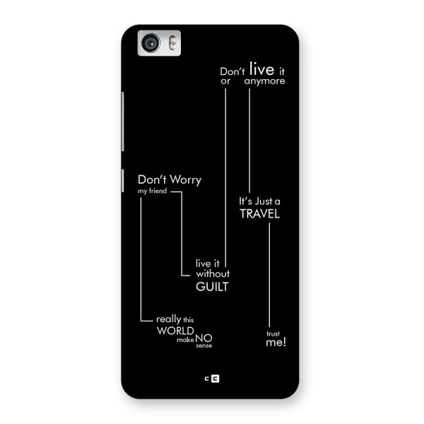 Quotes Of Life Back Case for Redmi Mi 5