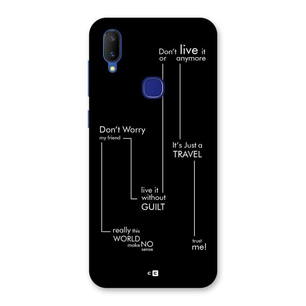 Quotes Of Life Back Case for Vivo V11