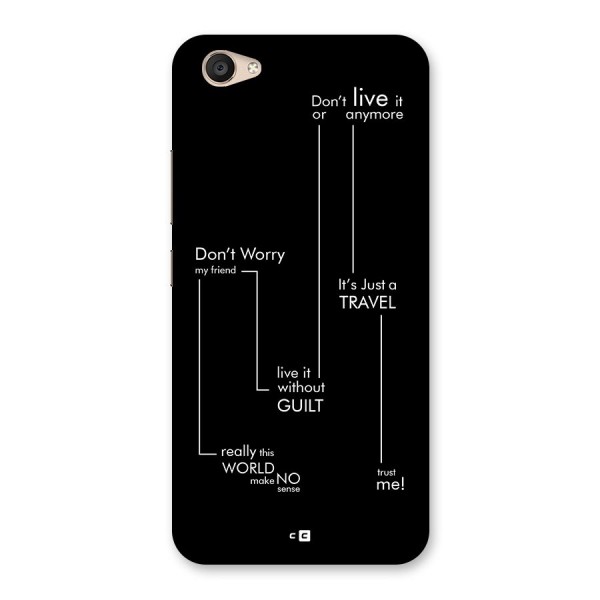 Quotes Of Life Back Case for Vivo V5 Plus