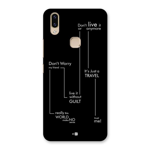 Quotes Of Life Back Case for Vivo V9